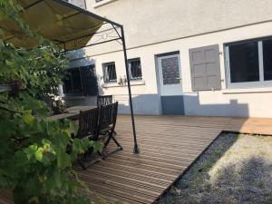 Patio nebo venkovní prostory v ubytování Bienvenue à Evian