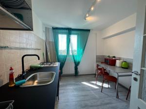 Køkken eller tekøkken på green apartment 70