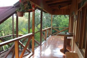 Balkón nebo terasa v ubytování Hotel Holístico Monteverde
