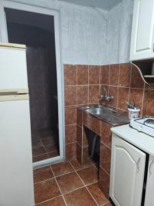 Kuchyň nebo kuchyňský kout v ubytování Guest house 2 floor