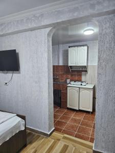 Kuchyň nebo kuchyňský kout v ubytování Guest house 2 floor