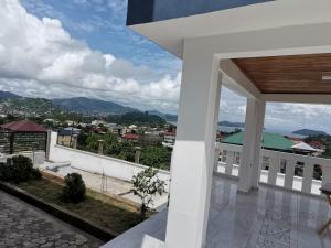 a view from the balcony of a house at FOUR IN ONE RESIDENTIAL HOMES in Limbe