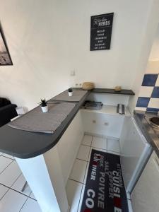 Kuchyň nebo kuchyňský kout v ubytování Chez Dany - Tiny House - Wi fi - centre ville