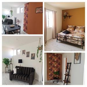 Postel nebo postele na pokoji v ubytování Deluxe B&B "Casa Alegria", Tarrafal