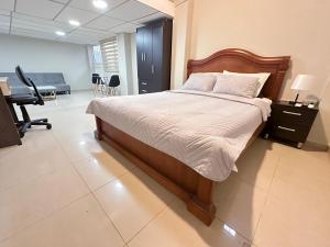 Voodi või voodid majutusasutuse Hostal Posada Del Sol toas