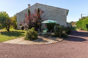 Zahrada ubytování Gîte LuluDine