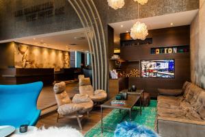 Телевизор и/или развлекательный центр в Motel One Manchester-Royal Exchange