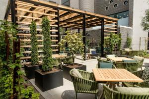 Motel One Stuttgart-Hauptbahnhof 레스토랑 또는 맛집