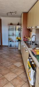 a kitchen with a sink and a counter top at Il Paradiso CIR 0003 in Allein