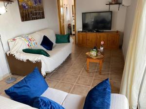 Χώρος καθιστικού στο heliocentro casa rural