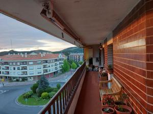 Balkon lub taras w obiekcie Excepcionales vistas en Gorliz