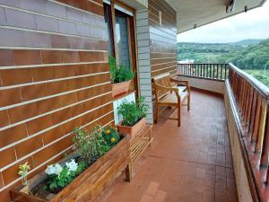Balkon lub taras w obiekcie Excepcionales vistas en Gorliz