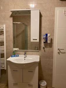 Ένα μπάνιο στο Apartment Lux +7 φωτογραφίες