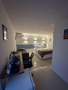 Letto o letti in una camera di Audaar Tech Suítes - Aeroporto de Congonhas