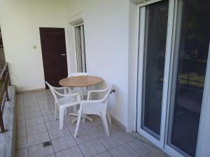 Balkón nebo terasa v ubytování Konstantinos Apartmend Chalkidiki