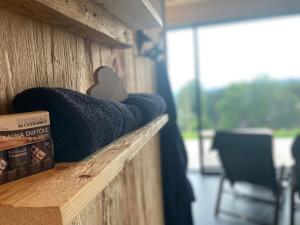 Posezení v ubytování BergChaletWeitblick