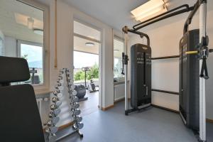 Fitness centrum a/nebo fitness zařízení v ubytování Biohotel Eggensberger