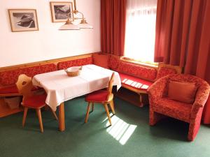 Posezení v ubytování Haus Rappold