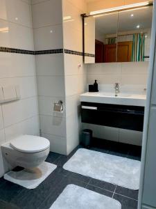Ένα μπάνιο στο Apartment Boden