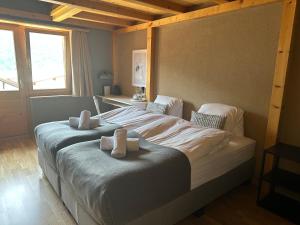Postel nebo postele na pokoji v ubytování Pez Regina - Nordic Style Alps Hotel