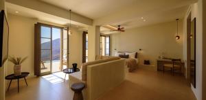 Χώρος καθιστικού στο Elessa Hotel