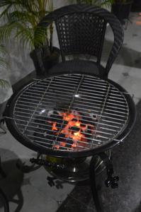 Attrezzature per barbecue disponibili per gli ospiti del bed & breakfast