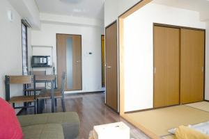 Posezení v ubytování B201/大阪人气景点黑门市场步行6分钟，日本桥、难波、心斋桥、道顿堀步行可达