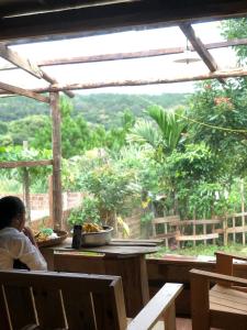 Restoran ili neka druga zalogajnica u objektu Trên Cao Nguyên Homestay - Stay with locals