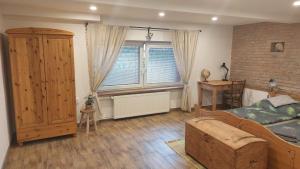 Posteľ alebo postele v izbe v ubytovaní Apartmán Anglický roh