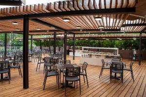 Reštaurácia alebo iné gastronomické zariadenie v ubytovaní Medplaya Hotel Calypso