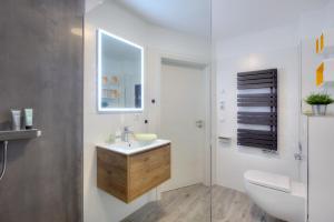 Kúpeľňa v ubytovaní Ferienwohnung Ostseetraum + 2 fotografie