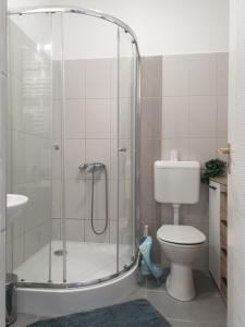 A bathroom at Chill House Apartman Eger