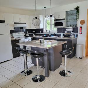 Kuchyň nebo kuchyňský kout v ubytování La Maison Kelner