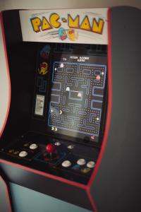 a rx man game machine with a maze at Homewell Apartments Game and Movie in Poznań