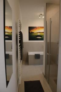 Koupelna v ubytování Villa am Schloss Ranzow - Penthouse Tee 9