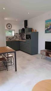 Dapur atau dapur kecil di Bastidon du camp de jeanne