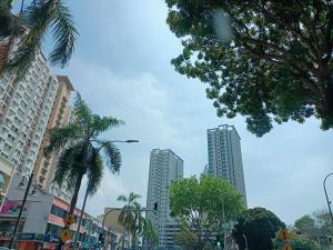 Udsigt til Jelutong eller udsigt til byen taget fra lejligheden