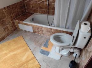 Koupelna v ubytování Apartmán Dobrá mysl