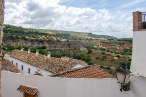 una vista desde el techo de un edificio en CASA PUERTA ARABE, en Setenil