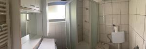 Vannituba majutusasutuses Apartma Šohen