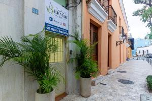 Budova, kde se aparthotel nachází