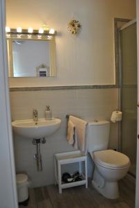 Koupelna v ubytování B&B Pisaland