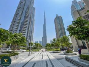 A general view of Dubaj or a view of the city taken from Az apartmant