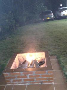 Gril dostupný pro hosty v prázdninového domu