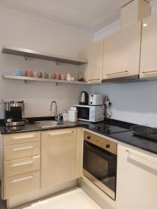 Η κουζίνα ή μικρή κουζίνα στο Apartment D6 in TERRA Spa end Ski Complex