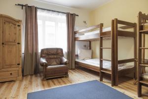 Tempat tidur dalam kamar di Castle-Wall-Inn