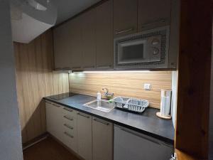 Kuchyň nebo kuchyňský kout v ubytování Acogedor apartamento en La Molina
