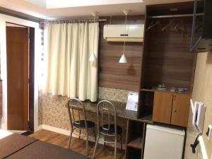 Kuchyň nebo kuchyňský kout v ubytování HOTEL BIGSTAR