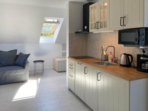 Kuchnia lub aneks kuchenny w obiekcie Apartamenty - Dom Smołdziński Las