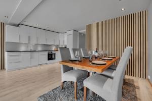 Kuchyň nebo kuchyňský kout v ubytování Arctic Homes - Premium Plaza